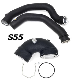 BMS M3/M4 S55 Aluminum Replacement Chargepipes - Burger Motorsports