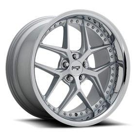Niche Vice - M225 Silver w/ Chrome Lip - MODE Auto Concepts