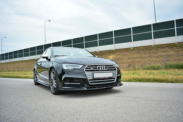 Maxton Design Front Splitter Audi S3 / A3 S-Line 8V FL V1 - MODE Auto Concepts