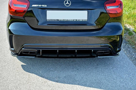 Maxton Design Rear Side Splitters Mercedes A45 W176 AMG (Facelift) - MODE Auto Concepts