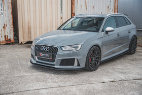 Maxton Design Racing Durability Front Splitter RS3 8VA Sportback Front Lip - MODE Auto Concepts