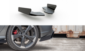 Maxton Design Racing Durability Rear Side Splitters + Rear Flaps Audi RS3 8VA Sportback - MODE Auto Concepts