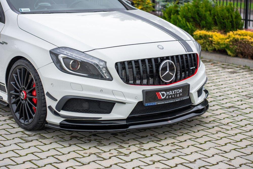 Maxton Design Front Splitter V.1 Mercedes A45 W176 AMG