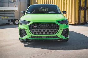 Maxton Design Front Splitter Lip V2 suit Audi RSQ3 F3 - MODE Auto Concepts