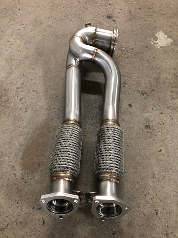 MODE Design Performance Decatted/Catless Downpipe suits Audi RS3 8V PFL - MODE Auto Concepts