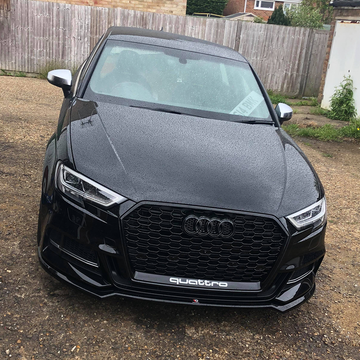 Exon RS3 Style Black Honeycomb Grille suit Audi A3/S3 (8V) FL (Facelift) 2017-2020 - MODE Auto Concepts