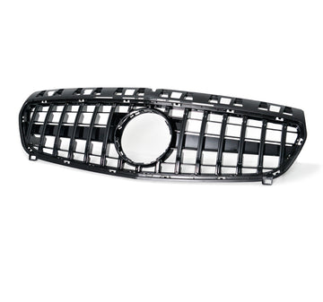 Exon Gloss Black GT Style Panamericana Grille for Mercedes Benz A-Class & A45 AMG W176 Pre-Facelift - MODE Auto Concepts