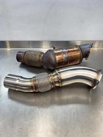 MODE Design Decatted Downpipe B48 for BMW 120I 125I F20 220I 230I F22 320I 330E 330I F30 G20 420I 430I F32 G22 630I 730I INC. XDRIVE (2016-2022) - MODE Auto Concepts