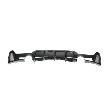 Exon Gloss Black M Performance Style Rear Diffuser w. Dual Outlet for BMW 4-Series F32 F33 F36 M-Sport - MODE Auto Concepts