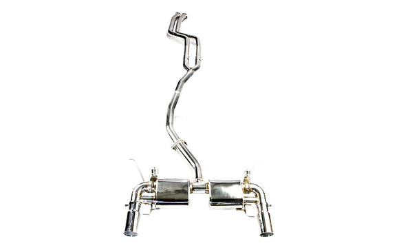 iPE - Valvetronic Exhaust System w/ Wired Remote & Dual Side Single Chrome Tips suit BMW E90 / E92 335i (N54) (2006-2010) - MODE Auto Concepts