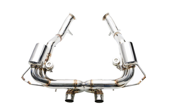 iPE - Valvetronic Muffler w/ Wired Remote & Dual Chrome Tips suit Ferrari 458 Italia (2013-2015) - MODE Auto Concepts