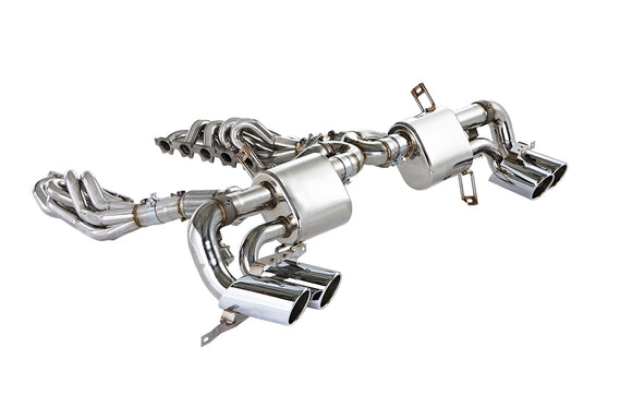 iPE - Valvetronic Exhaust System w/ Ti Blue Tips suit Lamborghini Gallardo LP550 / 560 / 570 (2008-2013) - MODE Auto Concepts