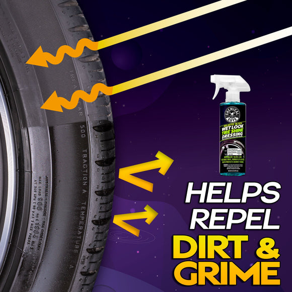 Chemical Guys  Galactic Black Wet Look Tire Shine Dressing - MODE Auto Concepts