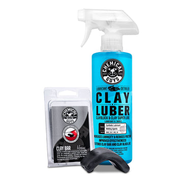Chemical Guys  Heavy Duty Clay Bar & Luber Synthetic Lubricant Kit Bundle