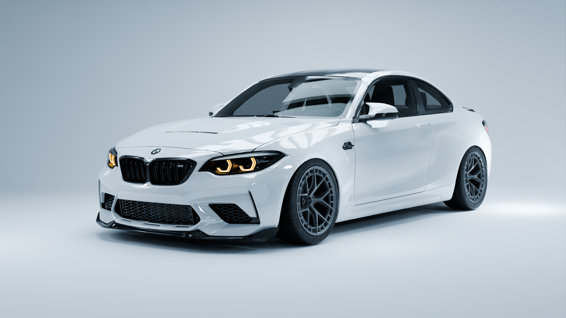 MODE Design FR-1 Forged Wheels Liquid Black Set for BMW M2 F87 inc. Competition - 0