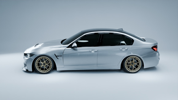 MODE Design FR-1 Forged Wheels Liquid Black Set for BMW M3 F80 M4 F82 F83 - MODE Auto Concepts