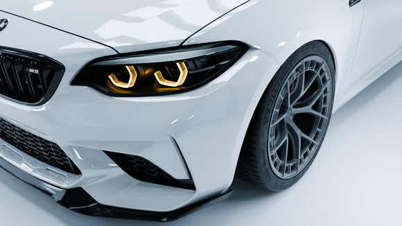 MODE Design FR-1 Forged Wheels Liquid Black Set for BMW M2 F87 inc. Competition - MODE Auto Concepts