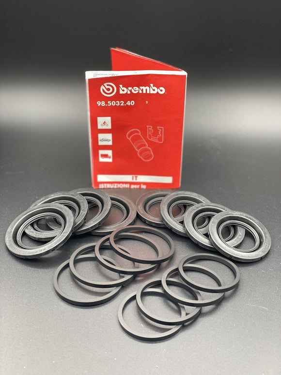 Brembo Front 4 Piston Caliper Seal Kit Evo V VI VII VIII IX X and Subaru WRX STI