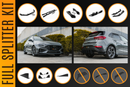 FLOW Designs  i30N-Line Hatch PDe.V6 FL 2024+ Full Lip Splitter Set - MODE Auto Concepts