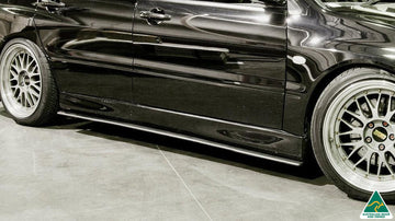 Black Lancer Evolution IX Side Skirt Extension Splitters
