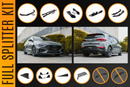 FLOW Designs  i30N-Line Hatch PDe.V6 FL 2024+ Full Lip Splitter Set - MODE Auto Concepts