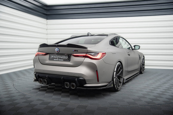 Maxton Design Rear Side Splitters V.3 CSL Look BMW M4 G82