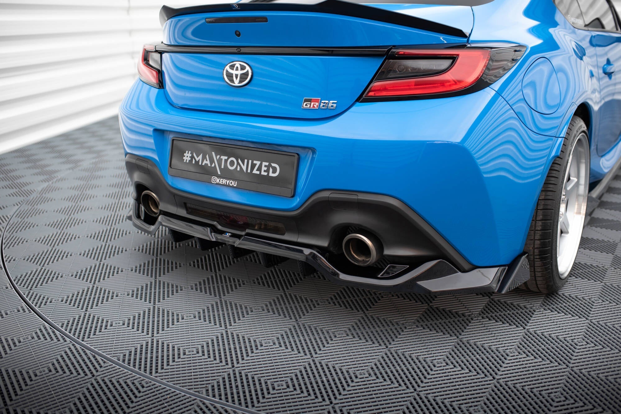 Maxton Design Rear Splitter (with vertical bars) V.3 Toyota GR86