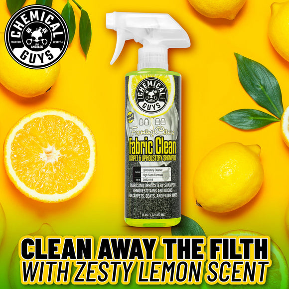 Chemical Guys  Foaming Citrus Fabric Clean Carpet & Upholstery Shampoo - MODE Auto Concepts
