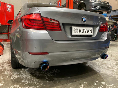 MODE Design 3.75" (98mm) Angle Cut Slip On Exhaust Tips suit BMW 535i (F10/F11) 640i (F06/F12) - MODE Auto Concepts