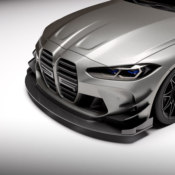 Vulcan Alpha Carbon Fiber Front Splitter - BMW G80 M3 / G82 M4