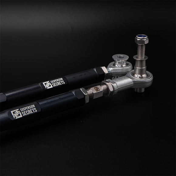 Suspension Secrets Adjustable Rear Toe Arms / Links - Porsche 981 / 718 Cayman GTS