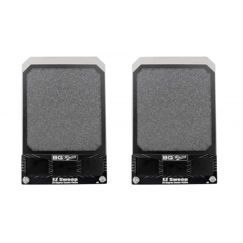 B-G Racing - EZ Sweep Castor Slip Plates (Pair) - 0