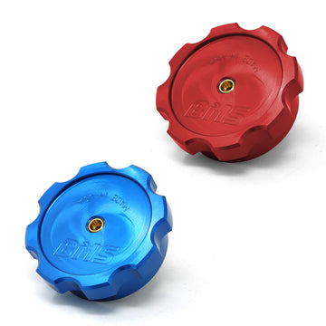 Burger 9874457870 image 1 of 7: BMS Billet Water/Methanol Injection (WMI) Tank Cap with Safety Check Valve
