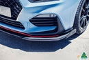 FLOW Designs  i30N Hatch PD (2018-2020) Front Lip Splitter & Reinforcement Brackets - MODE Auto Concepts