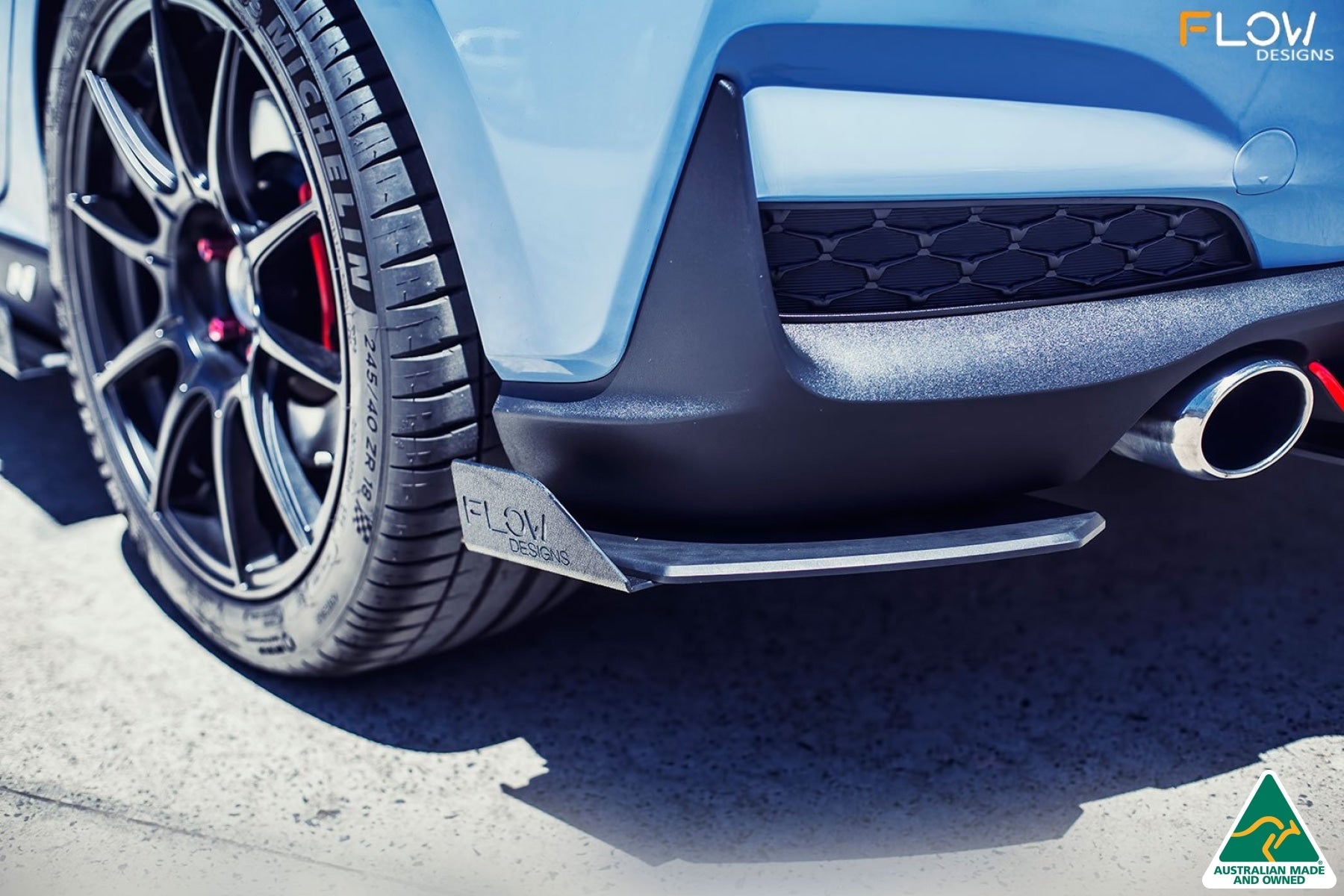 FLOW Designs  i30N Hatch PD (2018-2020) Rear Spats (Pair) - MODE Auto Concepts