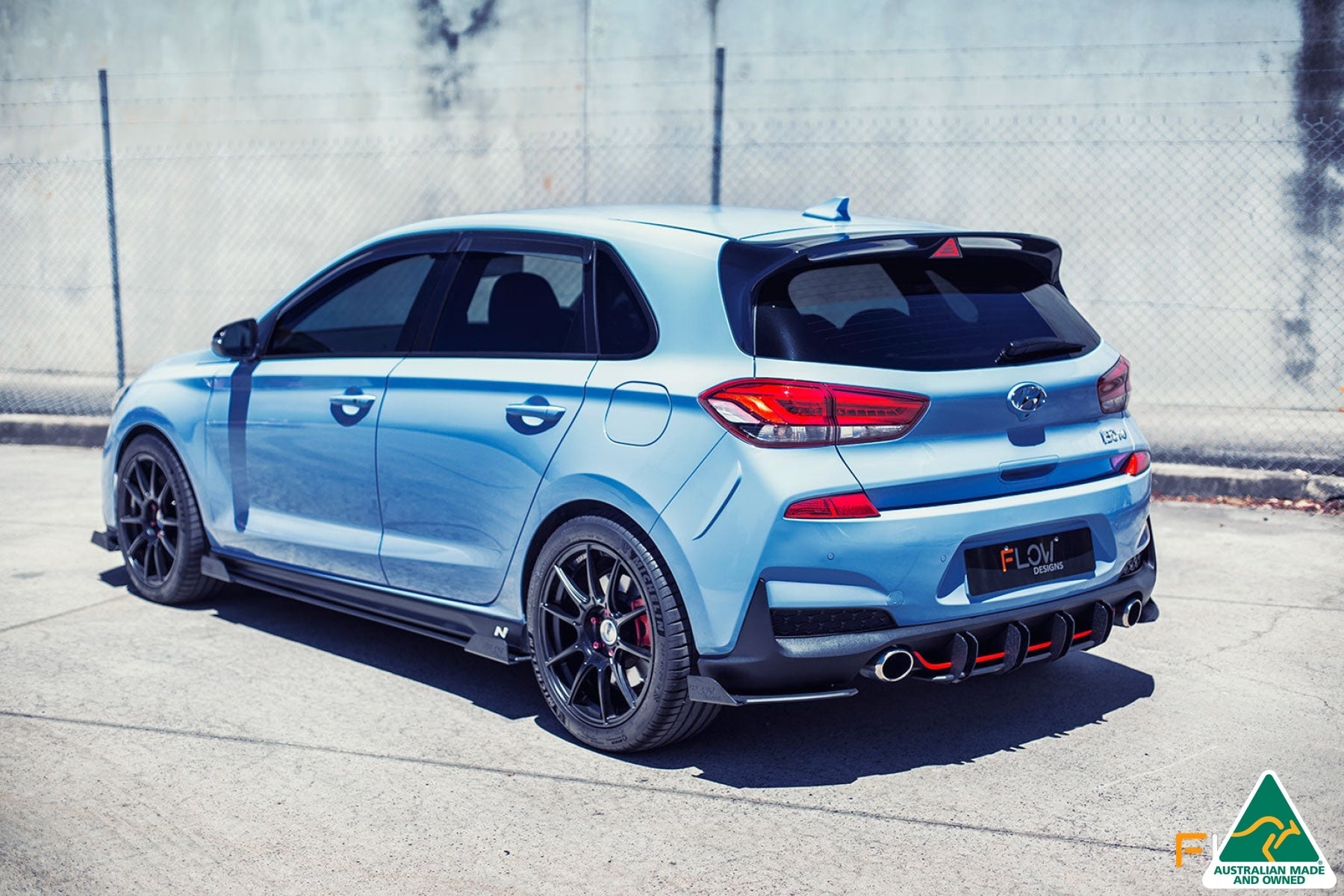 FLOW Designs  i30N Hatch PD (2018-2020) Rear Spats (Pair) - MODE Auto Concepts