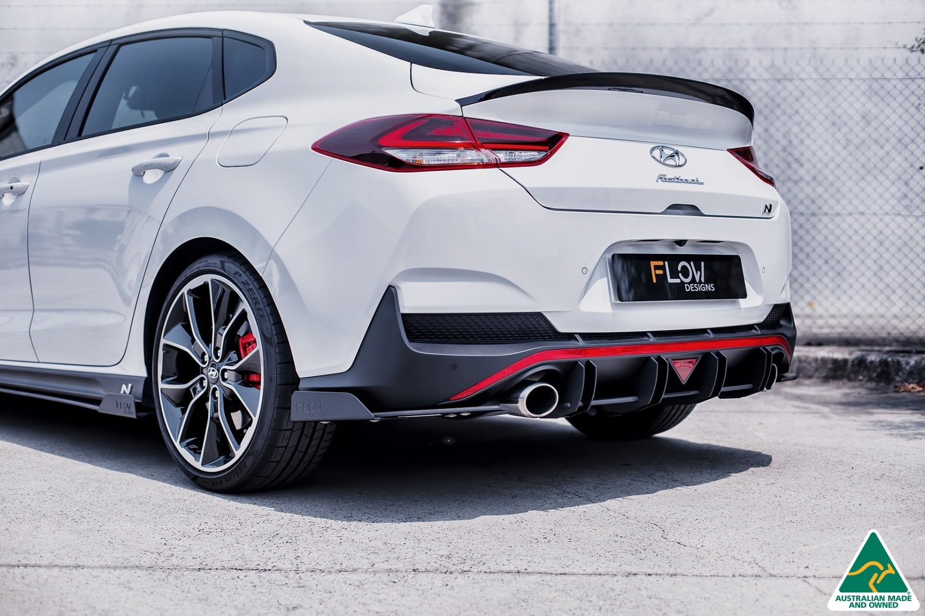 FLOW Designs  i30N Fastback PD Rear Spats (Pair) - MODE Auto Concepts