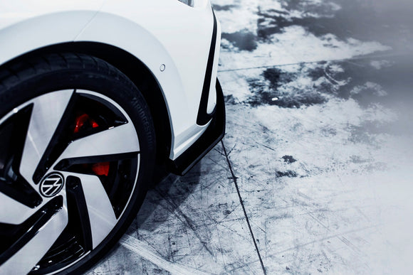 FLOW Designs  MK8 Golf GTI Front Lip Splitter & Bumper Reinforcement Plate - MODE Auto Concepts