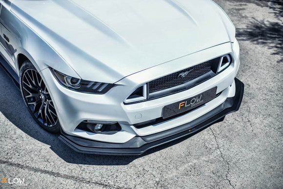 FLOW Designs  GT Mustang S550 FM Front Lip Splitter - MODE Auto Concepts