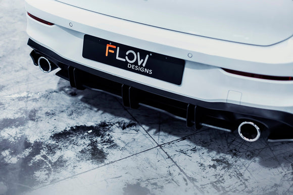 FLOW Designs  MK8 Golf GTI Flow-Lock Rear Diffuser - MODE Auto Concepts