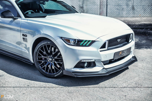FLOW Designs  GT Mustang S550 FM Front Lip Splitter - MODE Auto Concepts