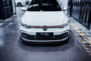 FLOW Designs  MK8 Golf GTI Front Lip Splitter & Bumper Reinforcement Plate - MODE Auto Concepts