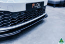 FLOW Designs  MK8 Golf GTI Front Lip Splitter Extensions (Pair) - MODE Auto Concepts