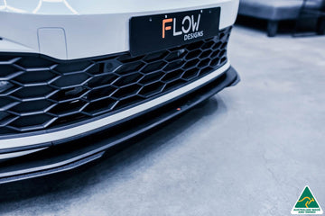 FLOW Designs  MK8 Golf GTI Front Lip Splitter Extensions (Pair) - MODE Auto Concepts