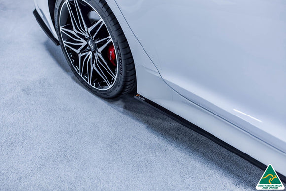 FLOW Designs  Stinger CK GT 2021-2022 Side Skirt Splitters (Pair) - MODE Auto Concepts