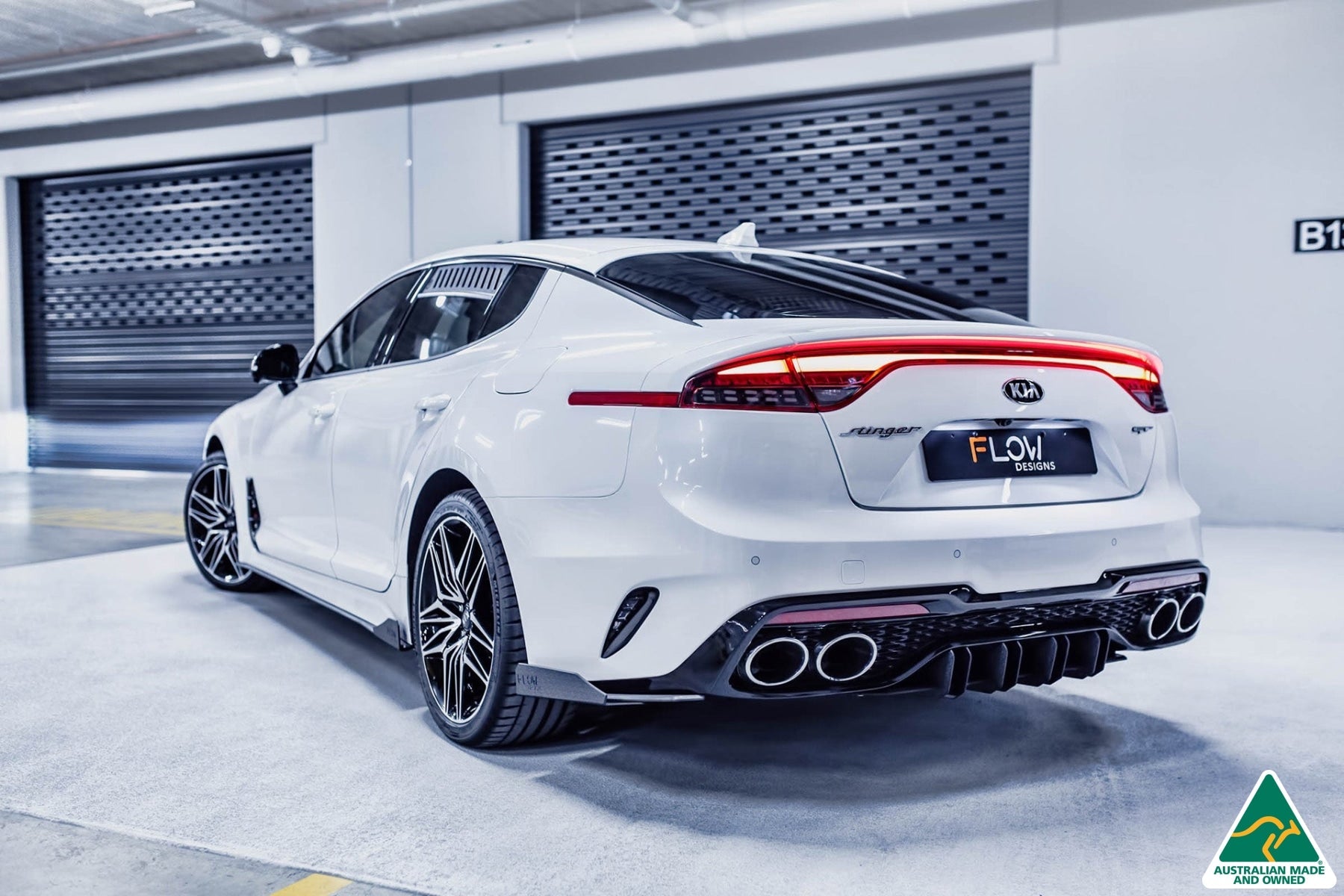 FLOW Designs  Stinger CK GT 2021-2022 Flow-Lock Rear Diffuser - MODE Auto Concepts