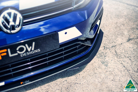 FLOW Designs  MK7.5 Golf R Front Lip Splitter - MODE Auto Concepts