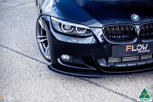 FLOW Designs  E92 M Sport Front Lip Splitter V3 - MODE Auto Concepts