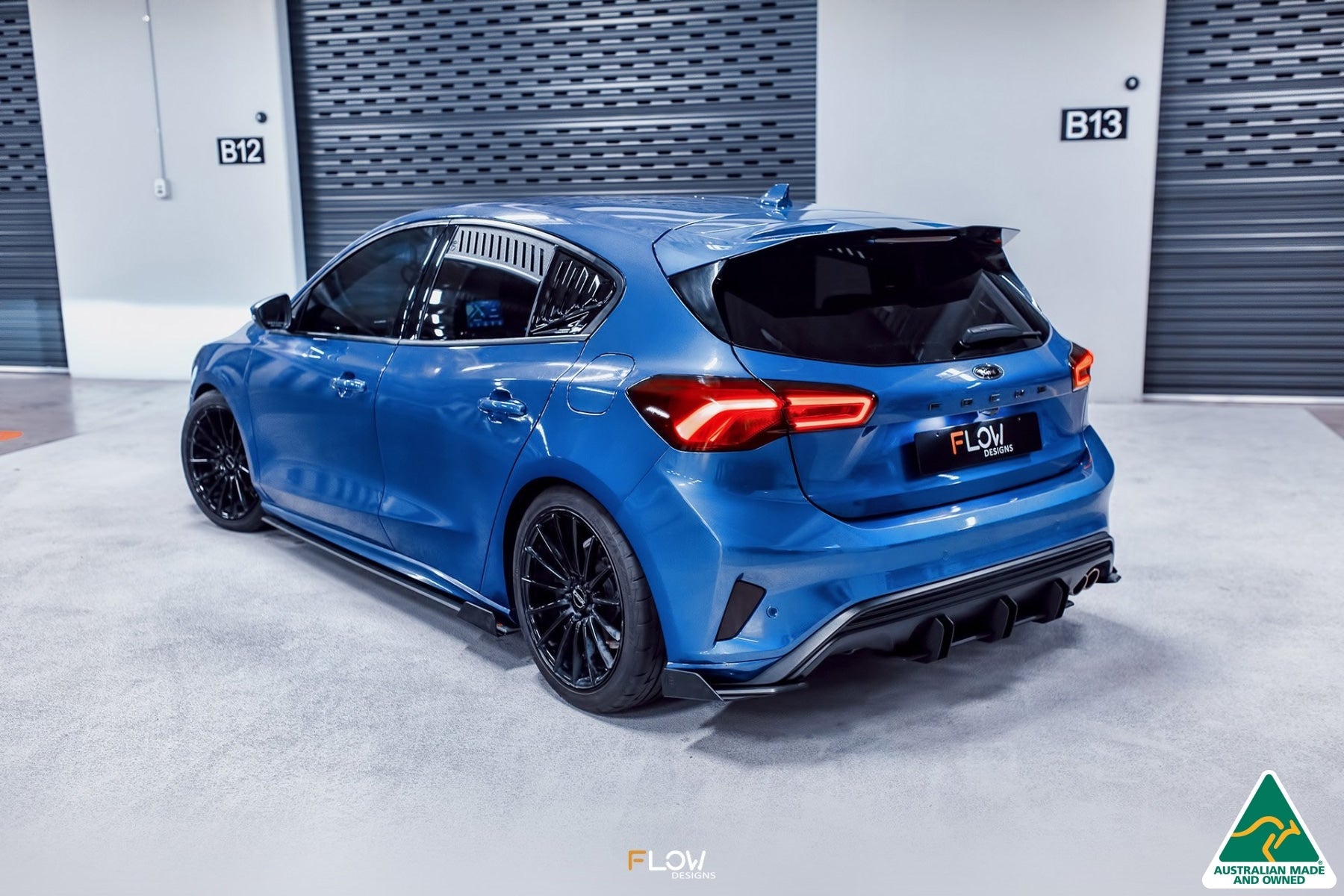 FLOW Designs  MK4 Focus ST-Line Flow-Lock Rear Diffuser - MODE Auto Concepts