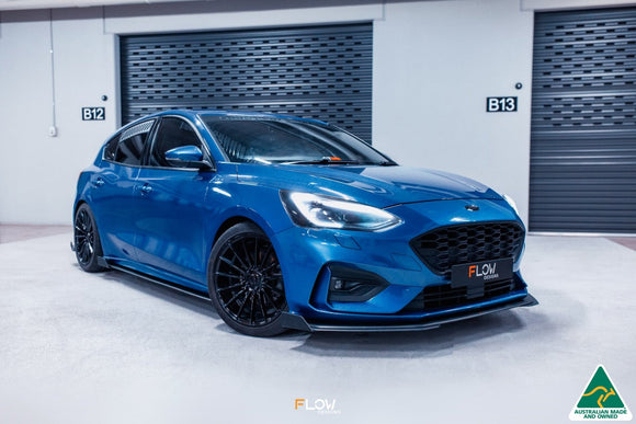 FLOW Designs  MK4 Focus ST-Line Front Lip Splitter - MODE Auto Concepts